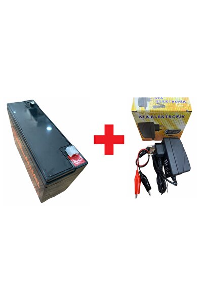 ATA ELEKTRONİK Pilsan Uyumlu Çocuk Oyuncak 6v 12ah 6 Volt 12 Amper Akü Batary...
