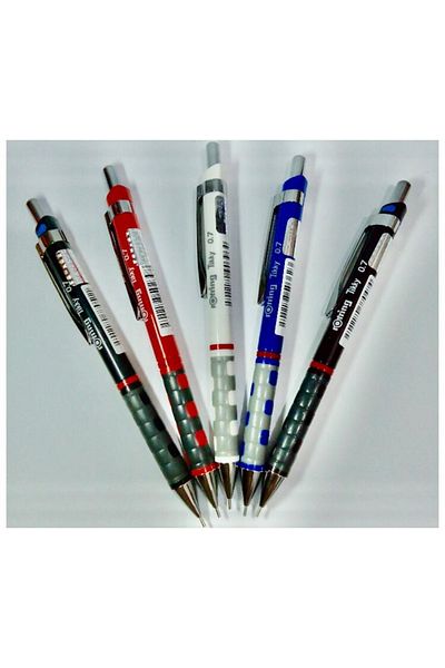 Rotring Tikky 0.7mm Versatil Tip Pen Set of 5