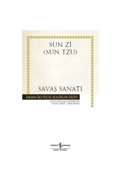 TÜRKİYE İŞ BANKASI KÜLTÜR YAYINLARI Iş Bankası Kültür Yayınları Savaş Sanatı ...