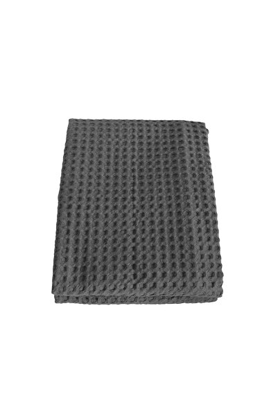 Lucy and Home Tek Kişilik Pike, Yatak Örtüsü 160x240 Cm Antrasit