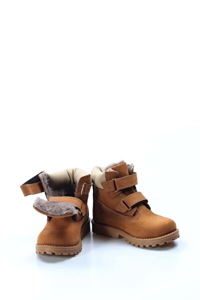 Ayakkabıhane Детски работнически ботуши с кожена подплата и закопчаване с кап...