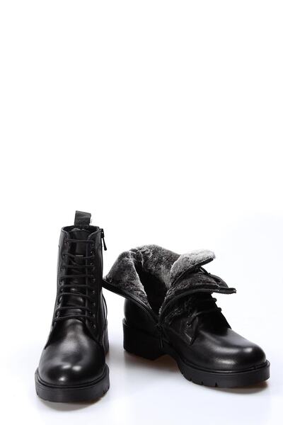 Ayakkabıhane حذاء نسائي كلاسيكي أسود من الجلد الطبيعي عالي الجودة Ah079011926...