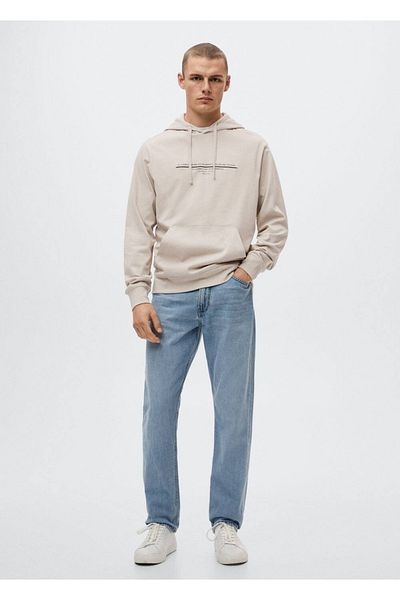 MANGO Man Cotton Message Sweatshirt