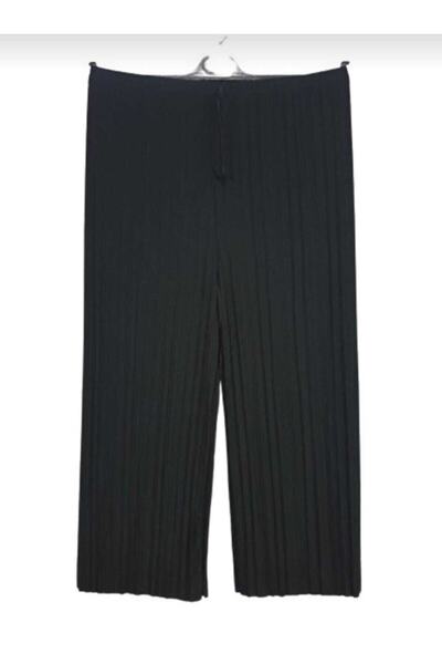 NOBLE STORE Γυναικείο άνετο παντελόνι με ελαστική μέση με φαρδύ πόδι Lycra πλ...