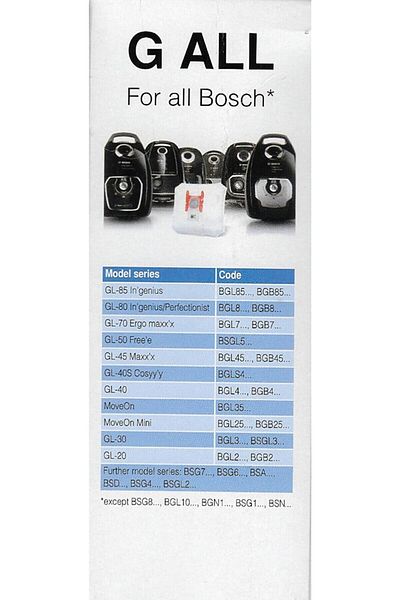 Bosch Bgl 8pro1 G - All Dust Bag