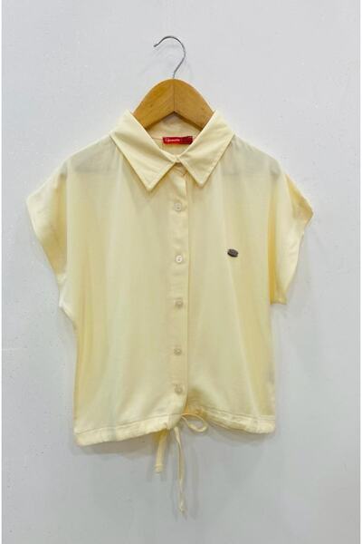 Nonno Kids Kız Çocuk Kısa Kollu Gömlek