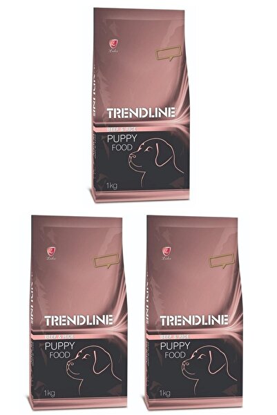 Trendline Biftekli Yavru Köpek Maması 1 Kg X 3 Adet