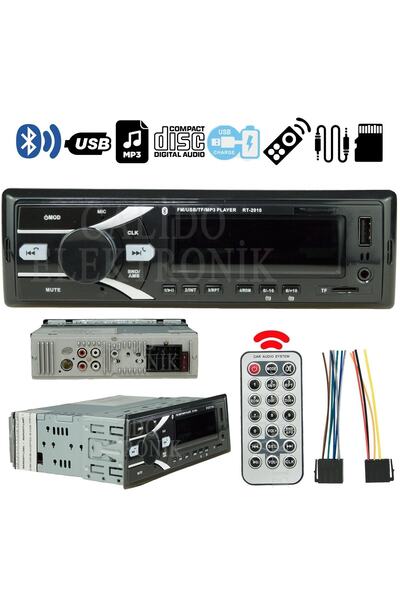 Calido Elektronik Rt-2010 Bt Usb Sd Fm Aux Mekaniksiz Bluetoothlu Oto Teyp Di...