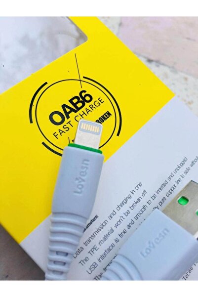 Lovesn Oab9 Kırılmaya Dayanıklı Iphone Şarj Kablosu 1 Metre