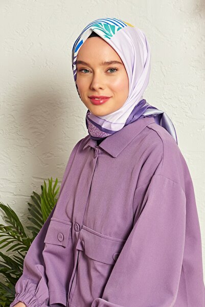 Madame Polo Твіл (Тівіл) серія рококо Mafi шарф - ліла