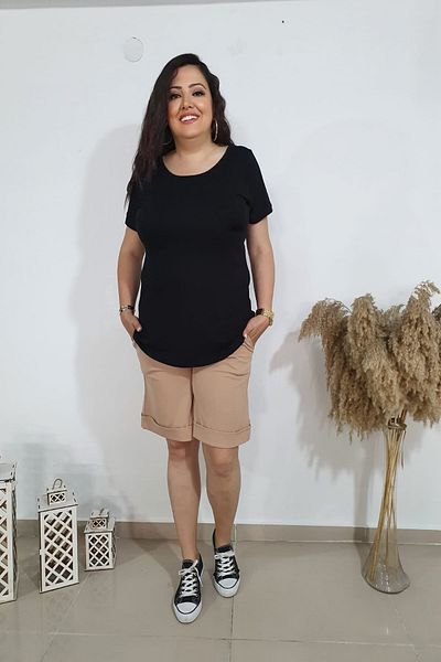 xlargebutik Plus Size Blouse with Back Detail