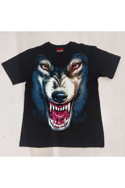 Atlantis Wolf Black T-shirt 2