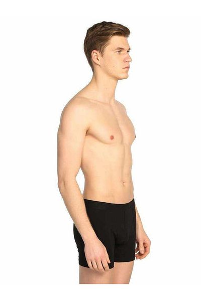Tutku Ανδρικά μποξεράκια Lycra Elastan 3 τεμαχίων Μαύρο Λευκό Γκρι