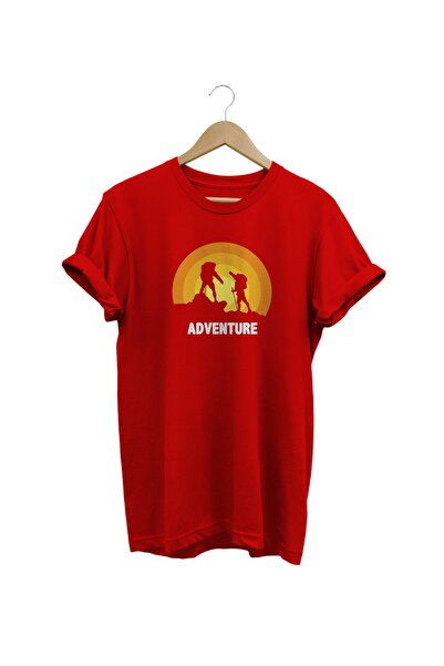 WİDİ Avantura Štampano Crvena T-shirt