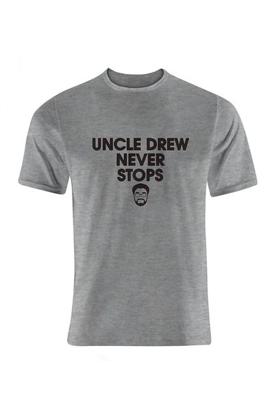 usateamfans Ανδρικό μπλουζάκι σε γκρι Uncle Drew Never Stops
