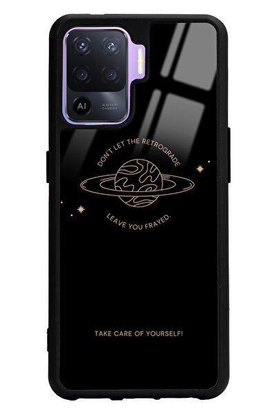Spoyi Oppo Reno 5 Lite Retrograde Tasarımlı Glossy Telefon Kılıfı