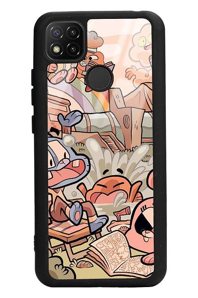 Spoyi حافظة هاتف لامعة بتصميم غامبول لهاتف Xiaomi Redmi 9c