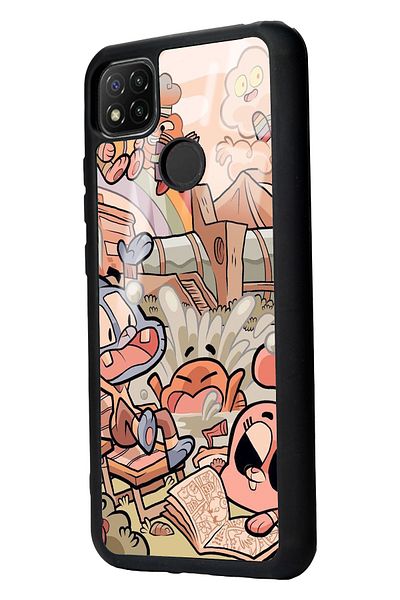 Spoyi حافظة هاتف لامعة بتصميم غامبول لهاتف Xiaomi Redmi 9c