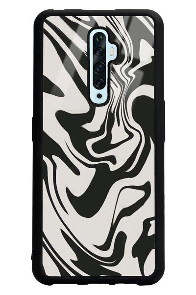 Spoyi Oppo Reno 2z Triptrance Tasarımlı Glossy Telefon Kılıfı