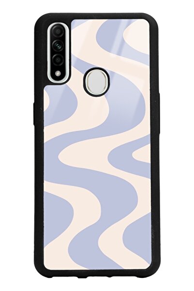 Spoyi Oppo A31 Wave Efect Tasarımlı Glossy Telefon Kılıfı
