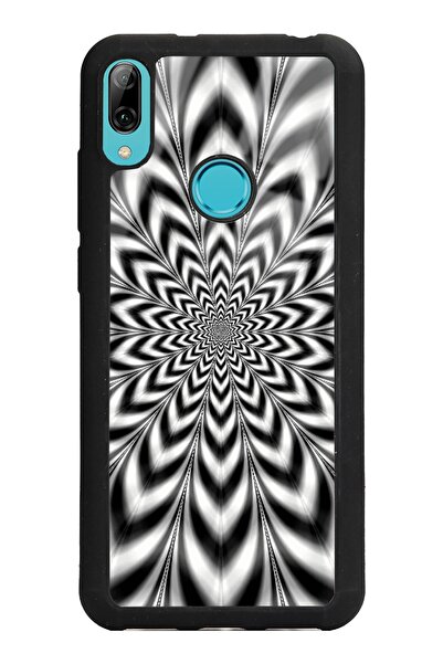 Spoyi حافظة هاتف لامعة بتصميم نجوم Triptrance لهاتف هواوي Y6 (2019)