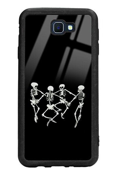 Spoyi Samsung J7 Prime Dancer Skeleton Tasarımlı Glossy Telefon Kılıfı