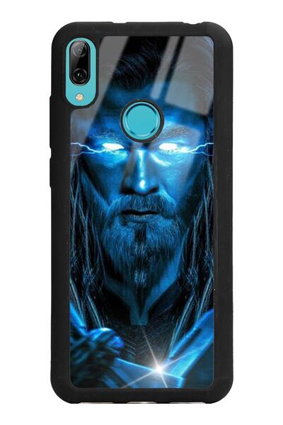 Spoyi حافظة هاتف هواوي Y6 (2019) بتصميم ثور لامع