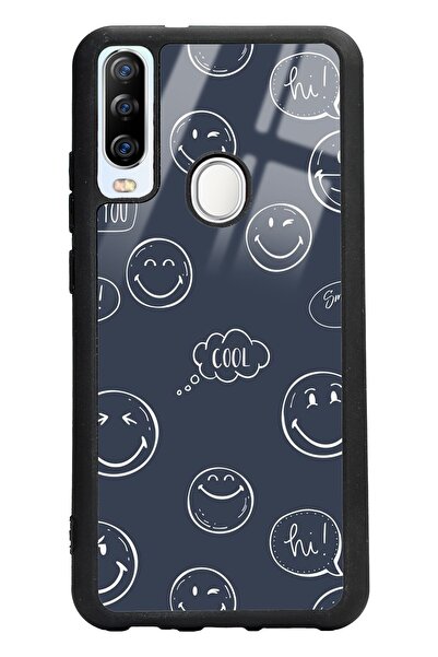 Spoyi General Mobile 20 Pro Doodle Smile Tasarımlı Glossy Telefon Kılıfı Uyumlu
