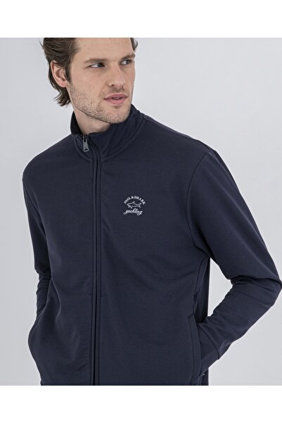 PAUL&SHARK Men's Zipped Sweatshirt C.wCotton