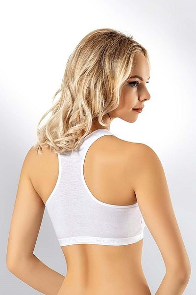 KOTA Γυναικείο λευκό χοντρό λουράκι Pedil Bustier 6314