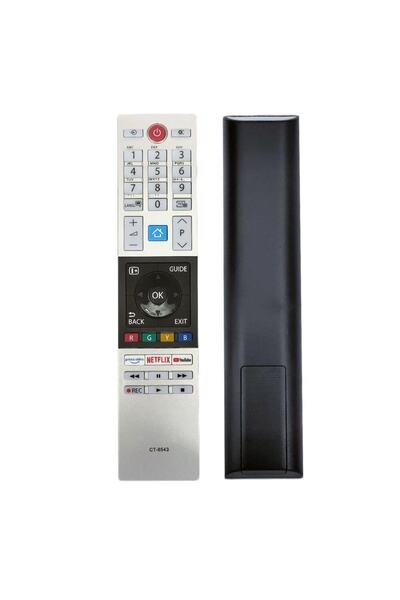 Toshiba Ct-8543 Lcd-led Netflix Youtube Prime Video Tuşlu Tv Kumandası
