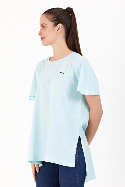 Slazenger Merılyn Kadın T-shirt Yeşil Kadın Yeşil Tişört Uzun Tişört