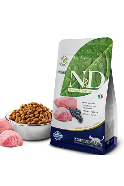 N&D Nd Prime Tahılsız Kuzu Yaban Mersini Kedi Maması 1,5 Kg