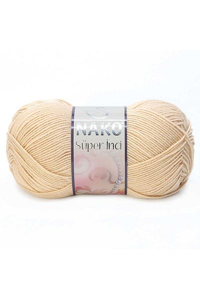 NAKO Super Pearl 00219 5 Pieces Hand Knitting Yarn Camel Hair Color