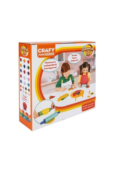 Sunman Toy Sun-sabc-crafy Play Dough Set Pastry 4x50gram S00002016