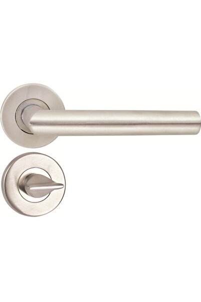 Siba Paris Wc Rozetli Ss304 Paslanmaz Çelik Kapı Kolu Takımı