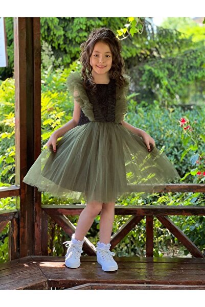 Pumpido Simli Taç Model Elbise
