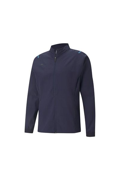 Puma Teamcup Sideline Jacket Ανδρικό μπουφάν ποδοσφαίρου 65674302 Navy Blue