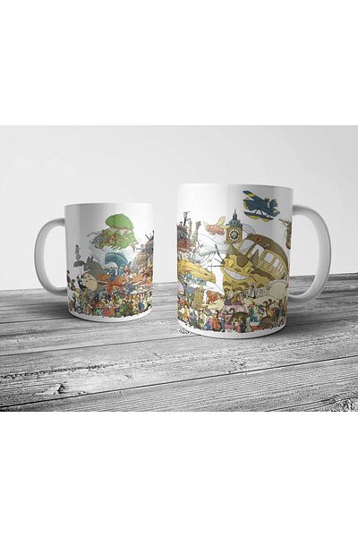 Pixxa Studio Ghibli - Hayao Miyazaki Mug Cup Model 8