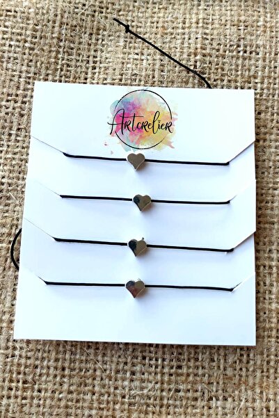 Artcrelier Kalp Şekil ''bff'' Arkadaş Bilekliği Şans Bilekliği Organizasyon B...