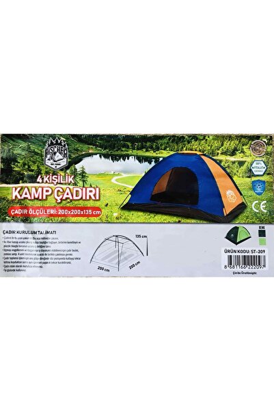 Genel Markalar 4 Kişilik Çadır