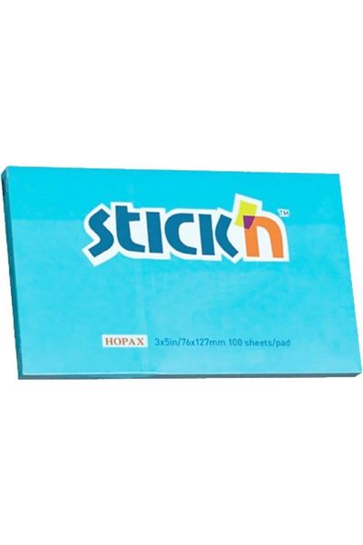 Gıpta ورق ملاحظات لاصق Hopax Stickn 100 ورقة 76x127 مم أزرق باستيل صديق للبيئة