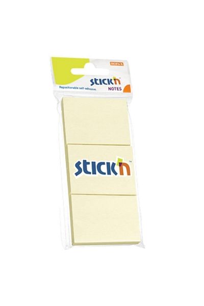 Gıpta Stickn 38 X 51 Mm 3 Pieces 100 Sheets Pastel Yellow Adhesive Paper