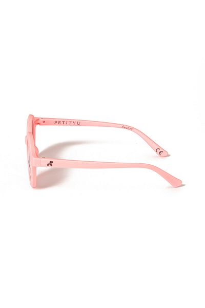 Petityu - Cir2030 Elastic Round Baby Child Sunglasses - Candy Pink 2-6 Years Old