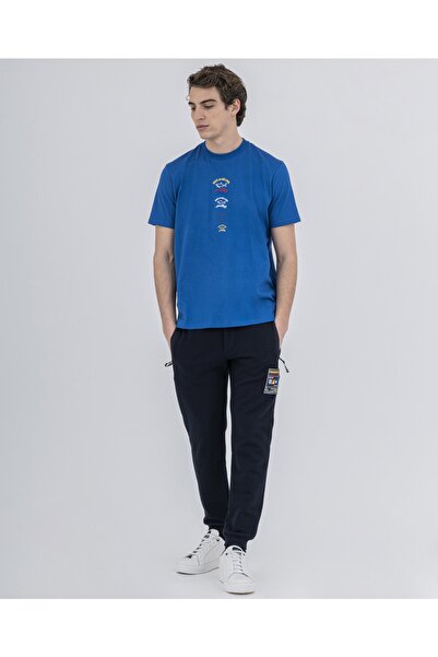 PAUL&SHARK Ανδρικό πλεκτό μπλουζάκι C.w. Βαμβάκι