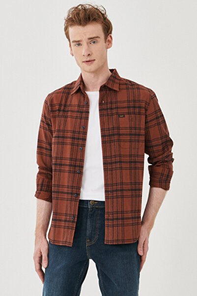 Lee Regular Fit Normal Kesim %100 Pamuk Uzun Kollu Gömlek