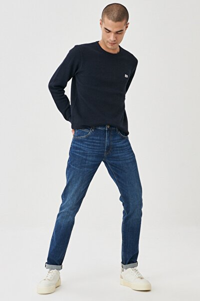 Lee Luke Slim Fit Düşük Bel Denim Esnek Jean Kot Pantolon