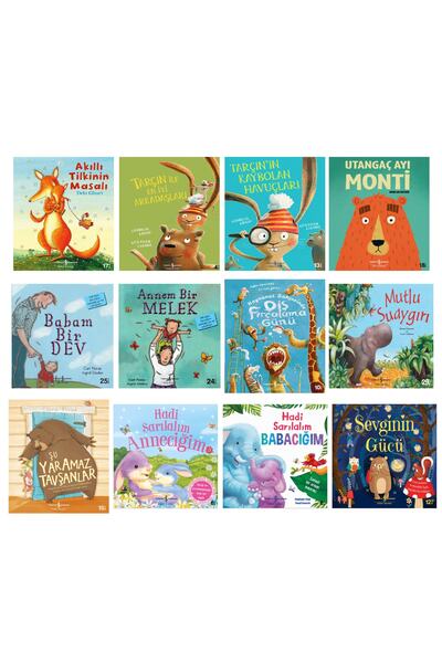 TÜRKİYE İŞ BANKASI KÜLTÜR YAYINLARI Okul Öncesi Öyküler 12 Kitap Akıllı Tilki...