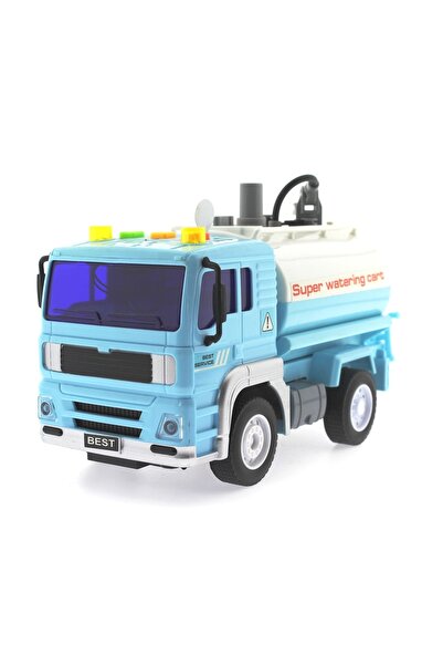 MEGA Su Püskürten Sesli Ve Işıklı Mavi Sulama Tankeri