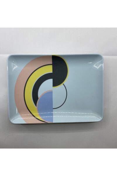 Kütahya Porselen Art Deco Serisi 6’lı Pasta Sunum Tabağı